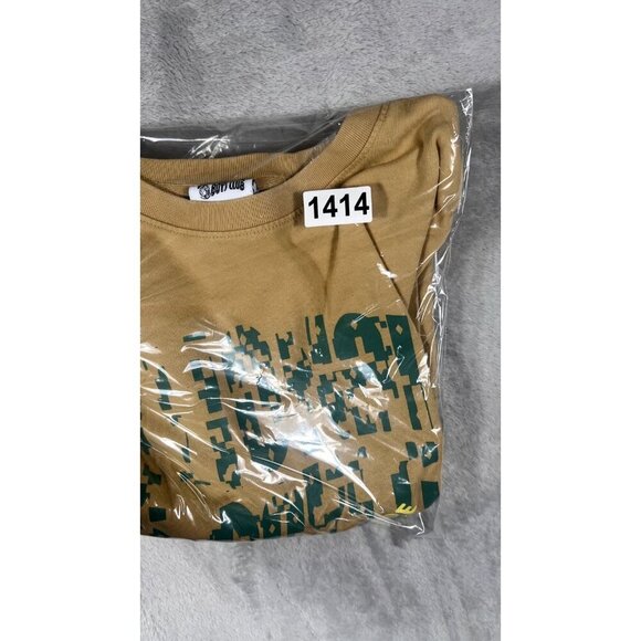 Billionaire Boys Club XL Graphic T-Shirt Earth Hands 100% Cotton Tan Vintage - Picture 7 of 7